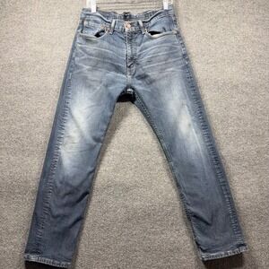 Levis 505 Jeans Mens 33x30 Distressed Faded Whiskers Regular Fit 5 Pocket